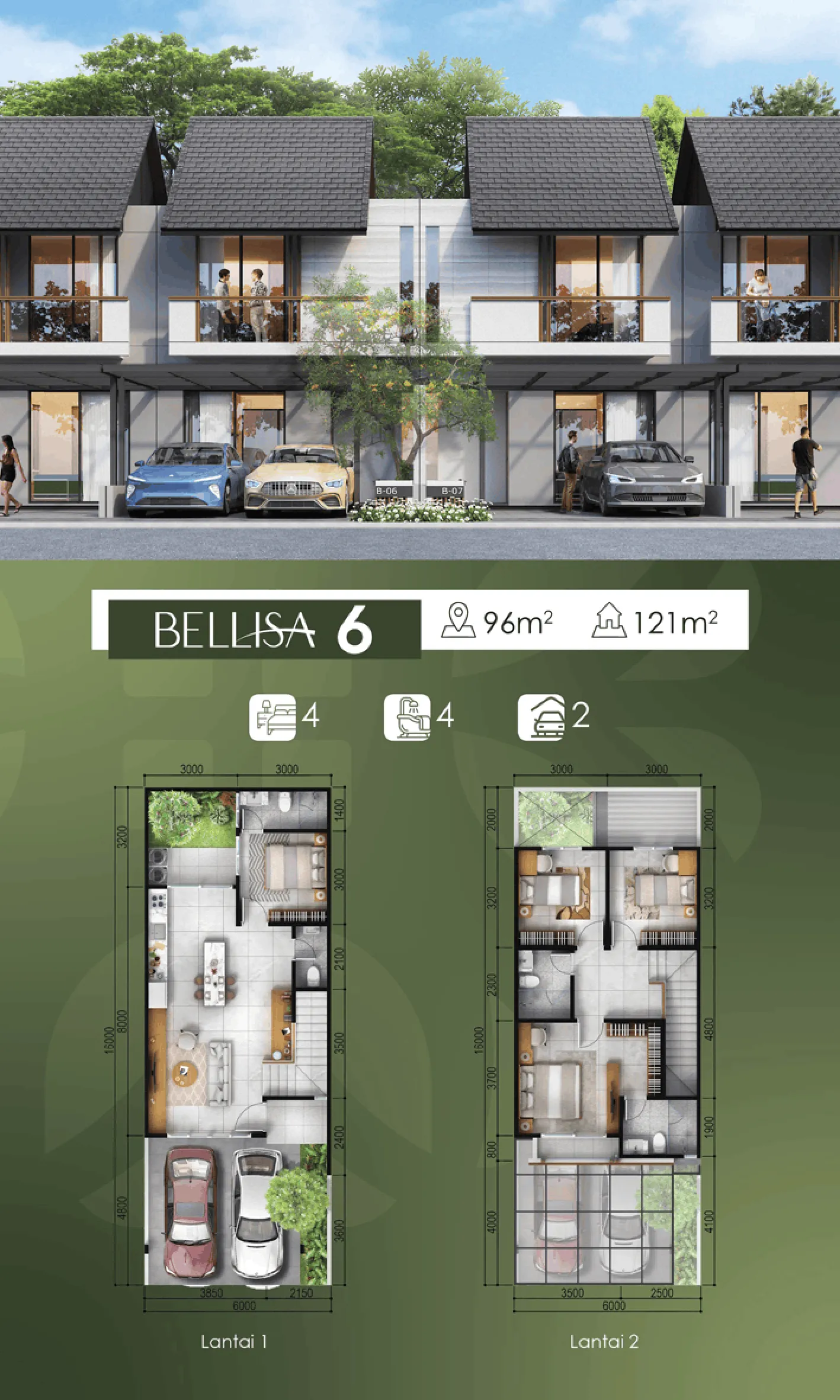 Denah Layout Bellisa 6 96/121
